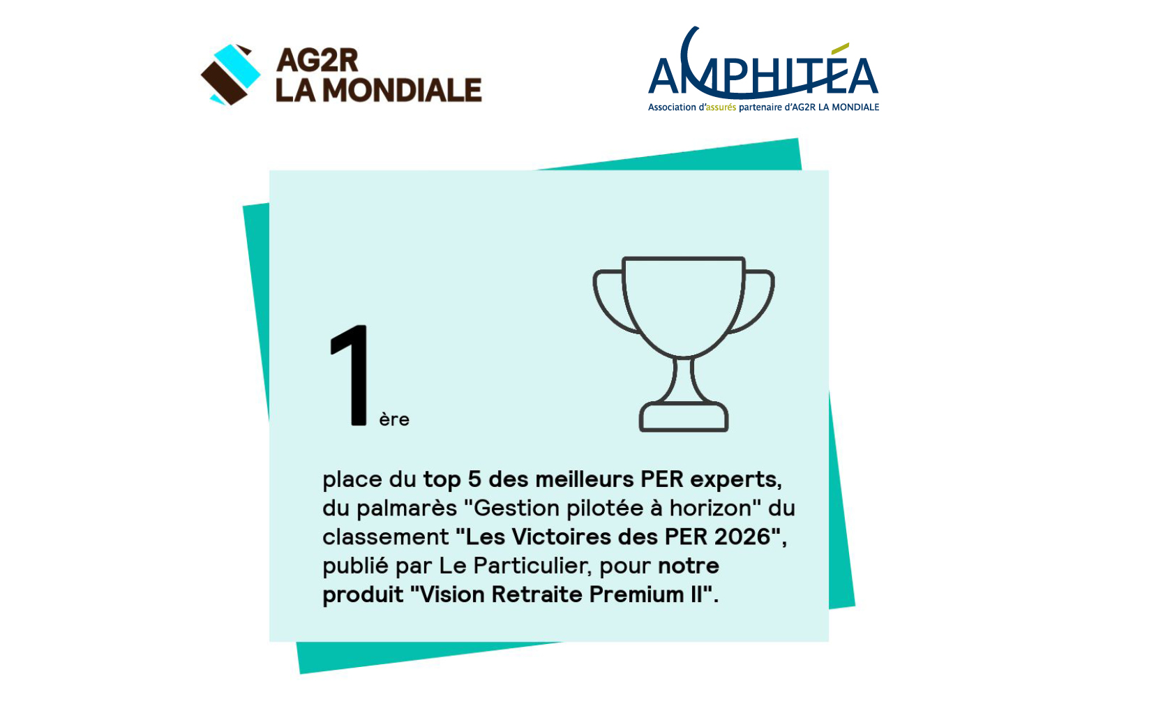 Le contrat “Vision Retraite Premium II” décroche la 1ère place du classement du Particulier